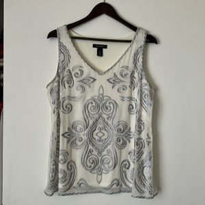 Last call: White House Black Market Embroidered Tank